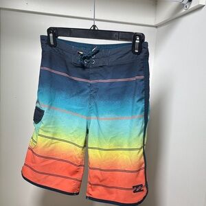 Billabong Multicolor Striped Board Shorts
